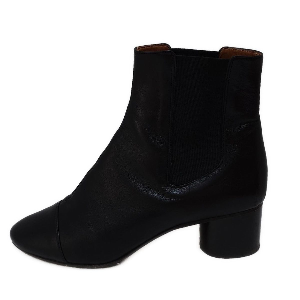 ISABEL MARANT イザベルマラン ショートブーツ 36 レディース - 黒 サイドゴア レザー