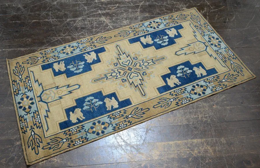 赤穂段通 約93×185 楽天市場】赤穂緞通の通販