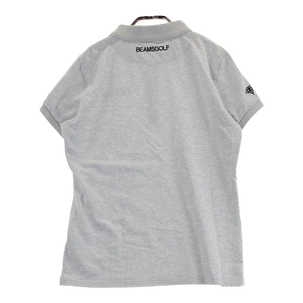 サイズ：L BEAMS GOLF ビームスゴルフ 半袖ポロシャツ グレー系