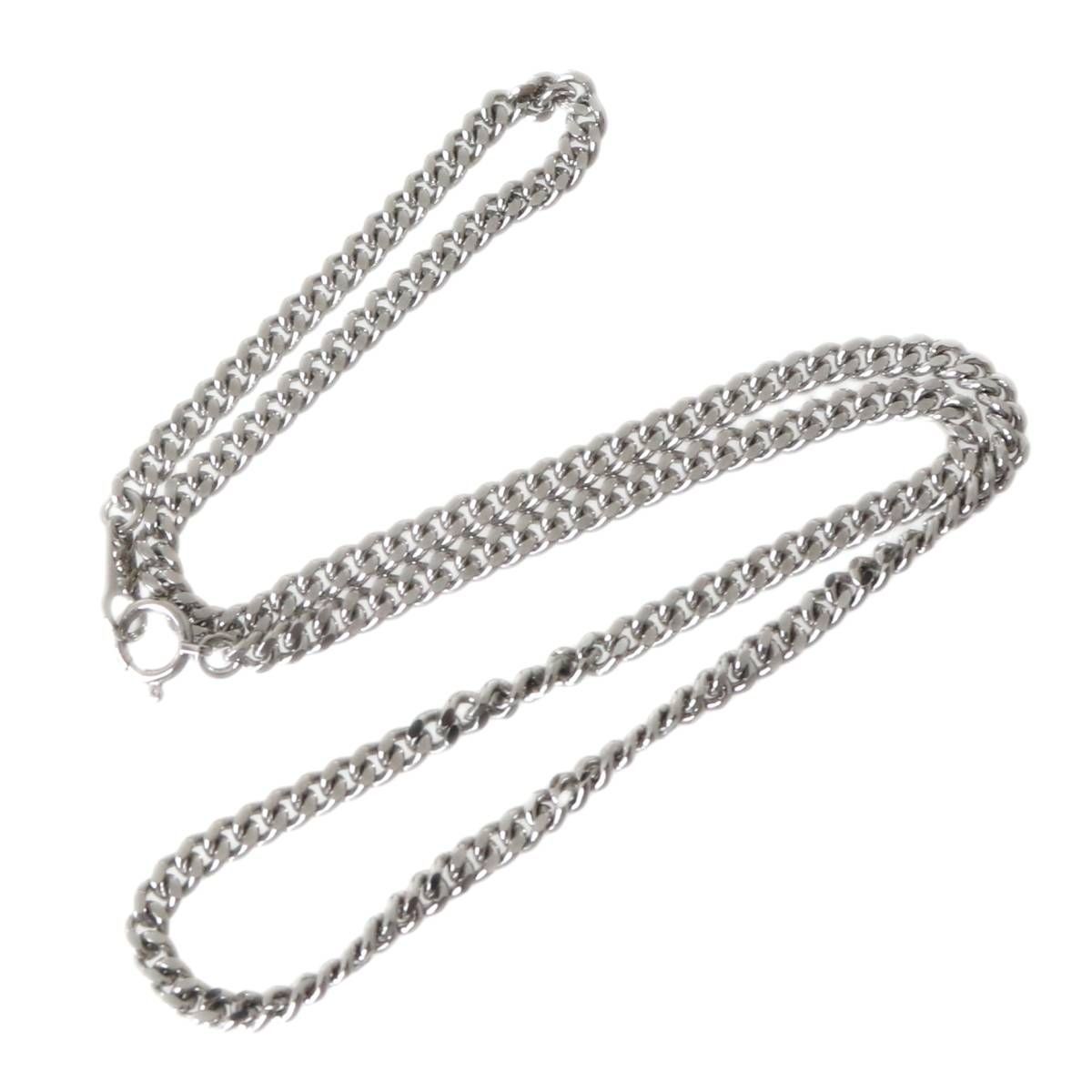 Pt850 プラチナ 喜平 ネックレス 2面 S シングル 11.5g 60cm アクセサリー PT850 2面 シングル 30g 50cm ネックレス プラチナ 造幣局刻印有り