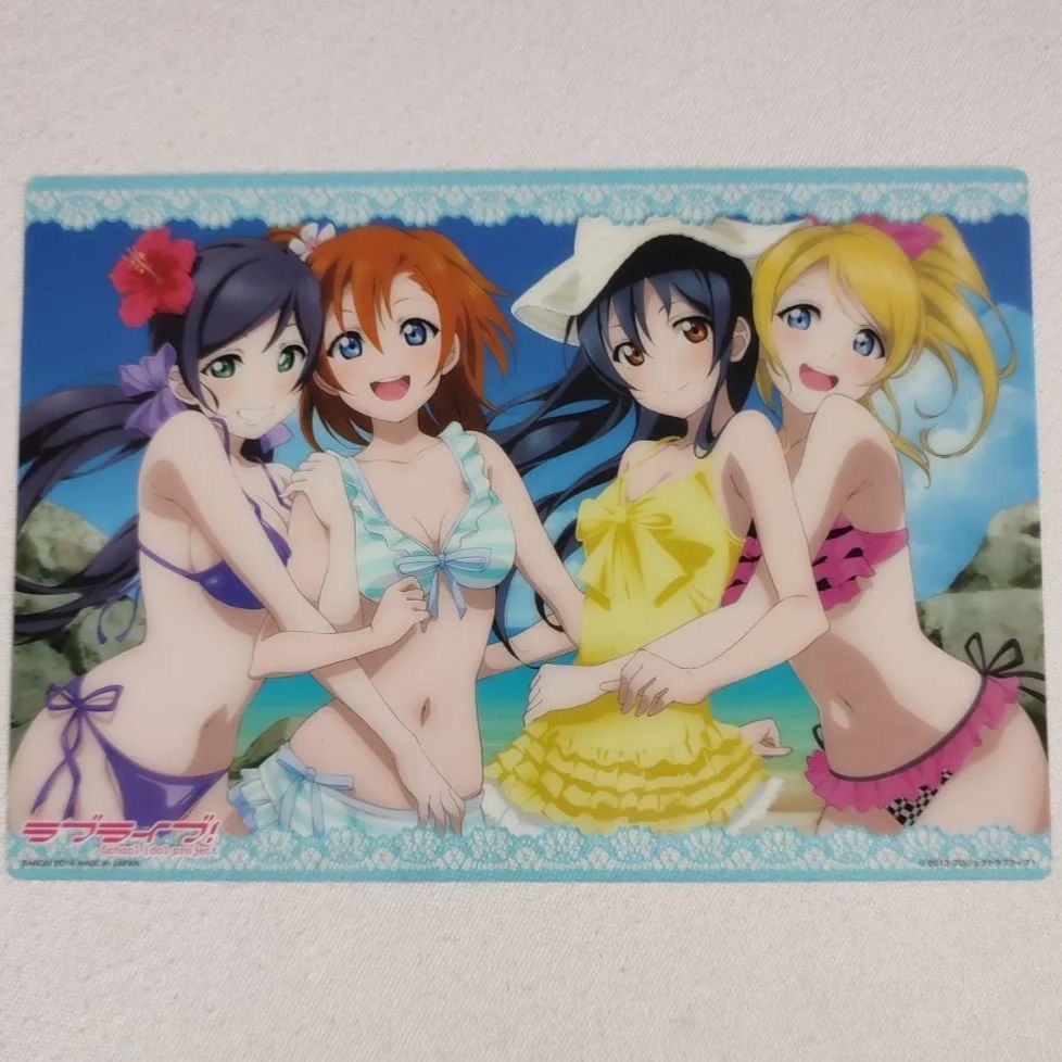 ラブライブ！　水着　スリーブセット ラブライブ! μ's 水着 ジャンボカードダス ビジュアルアート