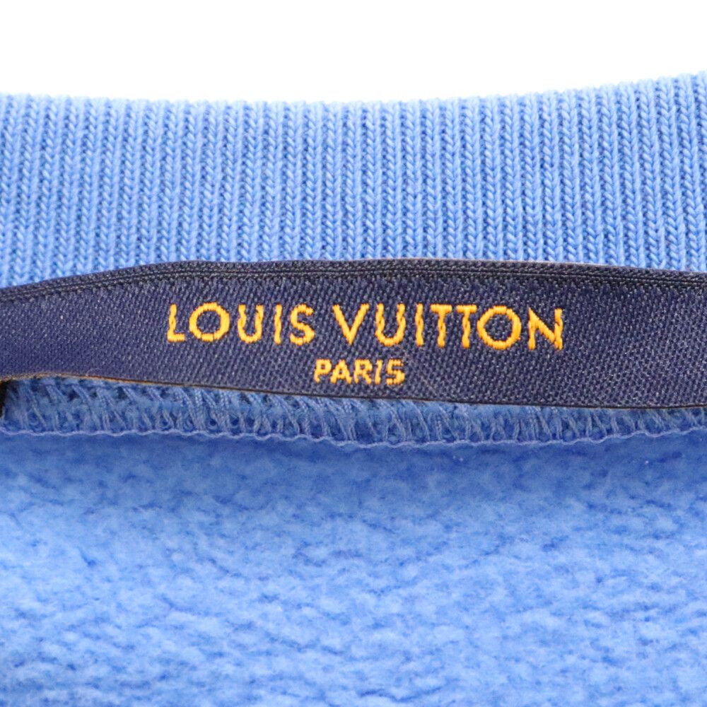 LOUIS VUITTON (ルイヴィトン) 22SS アーメンブレイカーズ クルーネック スウェットシャツ トレーナー ブルー RM221 IHN  HMY82W