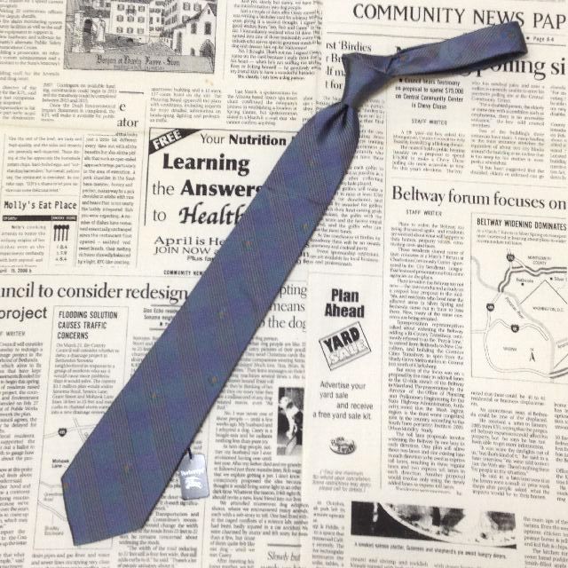 バーバリー Burberry Burberrys 微光沢 ネクタイ シルク 斜めストライプ レジメンタル エンブレム柄 ミックス H-006833 ゆうパケット