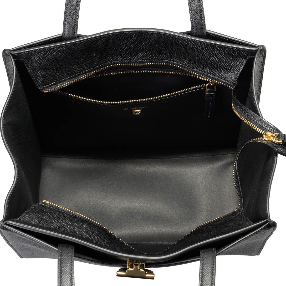 新品 フェラガモ FERRAGAMO トートバッグ GEMINI LEATHER SHOULDER BAG 