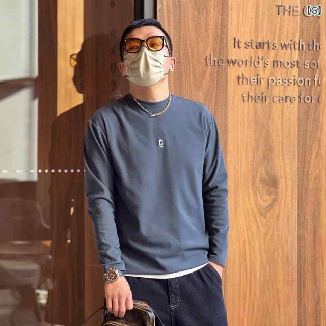 [3XL 160 Jin-17]メンズ ファッション 服 男性用 オシャレ シンプル 大人 かっこいい 大きいサイズ ストリート 紳士服 刺繍入り ベルベット 長袖 T シャツ 秋冬 無地 ハーフ タートルネックシャツ  メンズ ファッション 春夏 秋冬 かっこいい オシャレ モテ