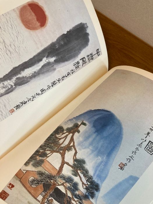 図録 斉白石画集】榊莫山 著 龍華堂 1990年/平成2年 中国画/書道