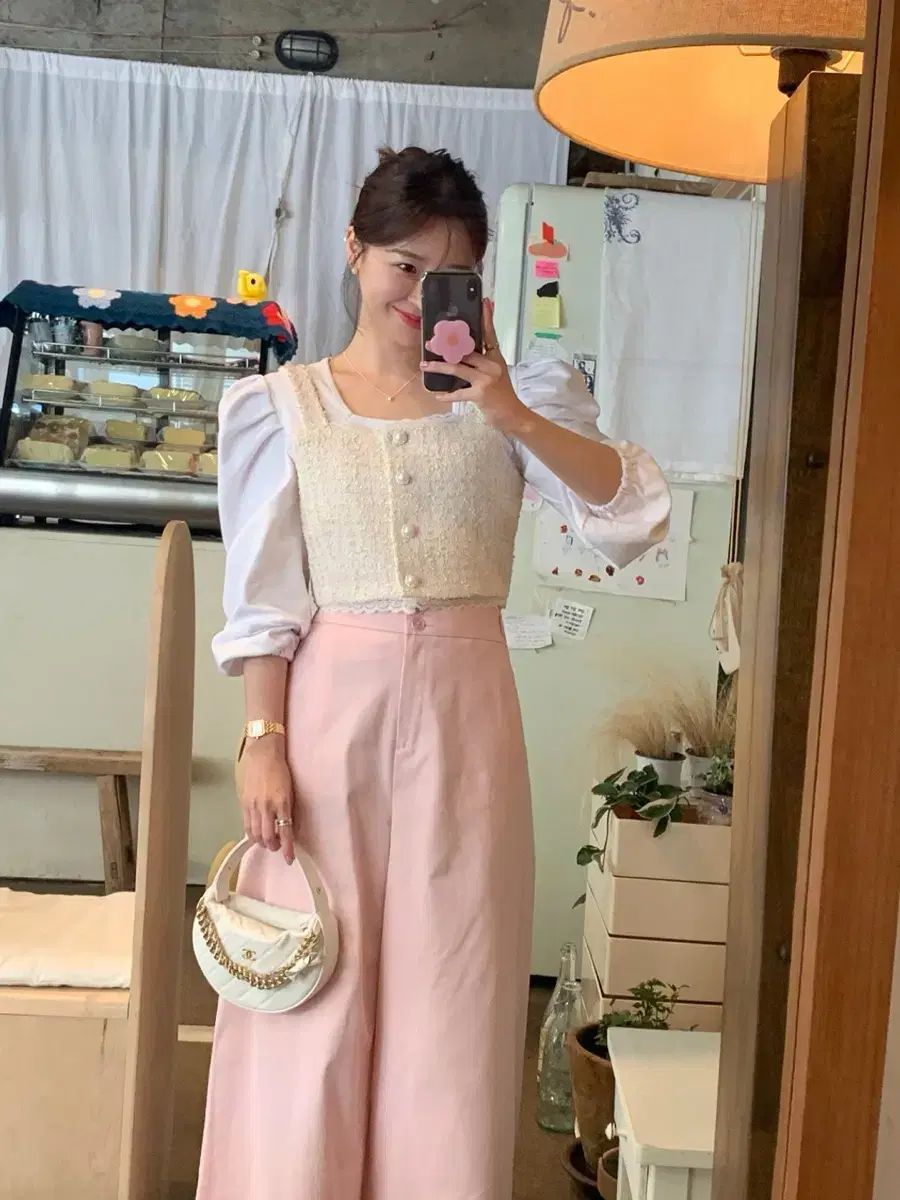 byssiny 製作 ミルクパンツピンク 唯一の販売