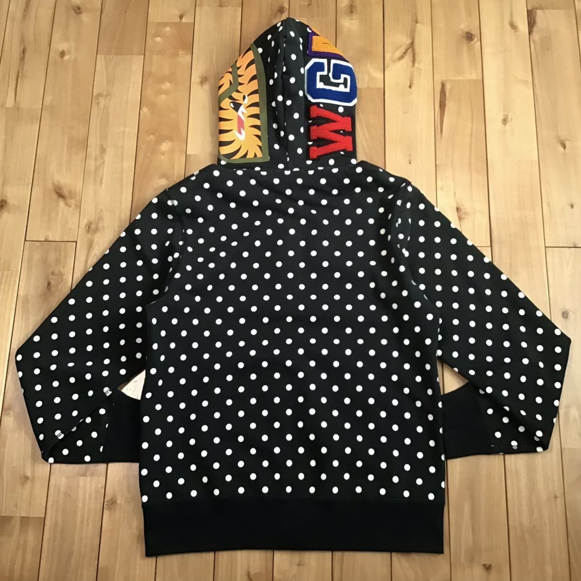ドット シャーク パーカー Mサイズ ブラック Dot shark full zip 