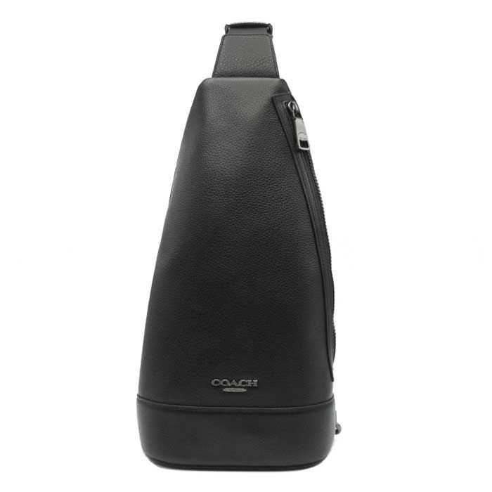 【未使用品】COACH コーチ スリングバッグ ボディバッグ レザー ブラック ✨極美品✨コーチ ボディバッグ トンプソン スリングバッグ
