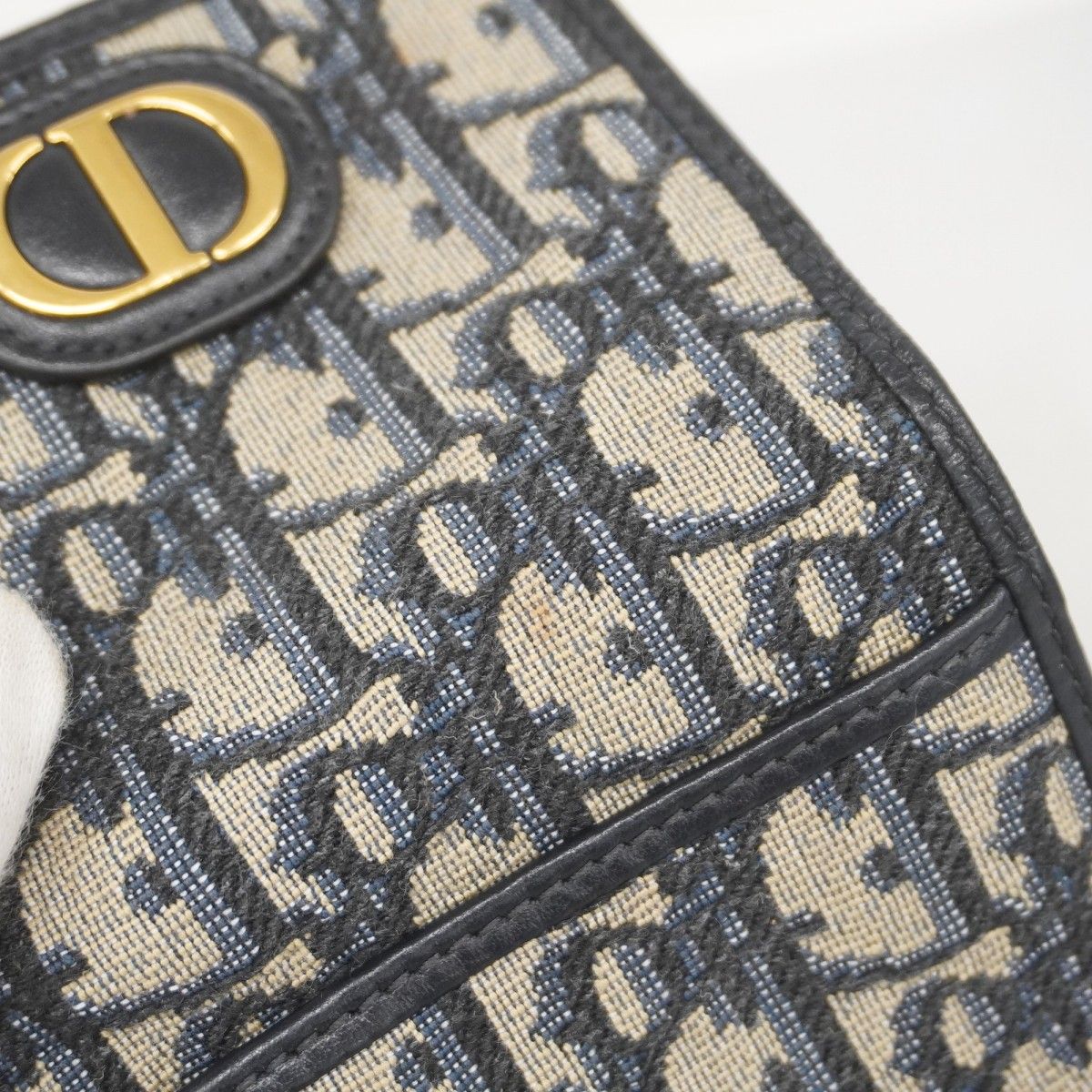 5id5033】クリスチャンディオール 三つ折り財布 トロッター キャンバス  