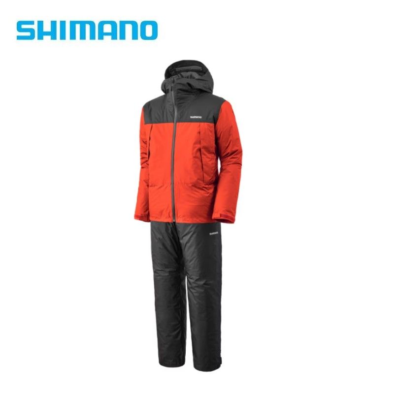 RB 057 X ベーシック インサレーション レインスーツ 01 M オレンジ 防寒着 防寒ウェア 上下セット フライロッド 釣り竿