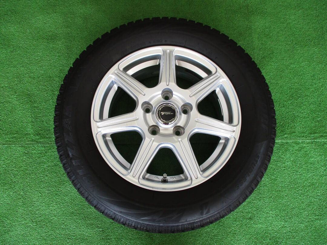 15インチ　中古スタッドレスセット　195/65R15　VRX2　6-15　5H100　+45　トップラン【M192・大和店】