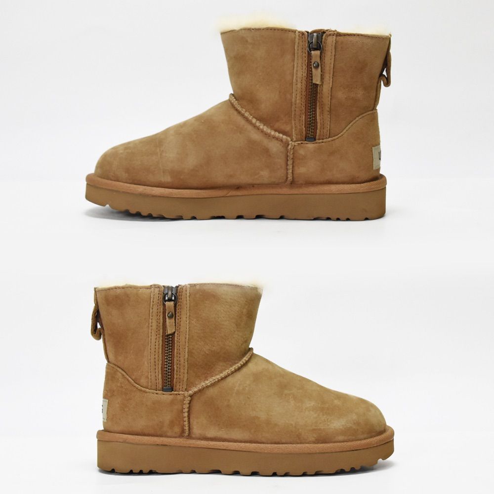 ムートンブーツUGG CLASSIC MINI DOUBLE ZIP 23cm - iau.edu.lc