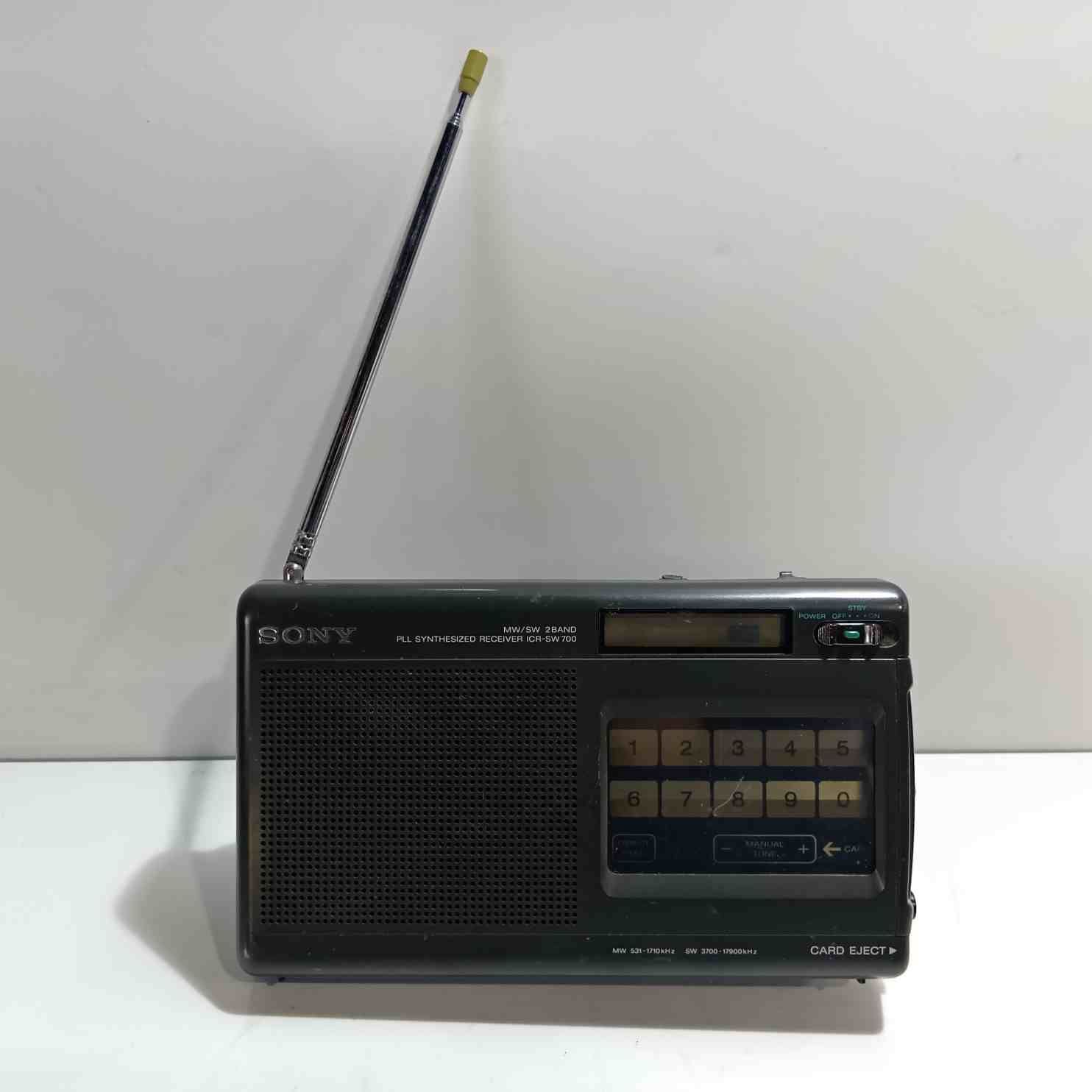 SONY ソニー ラジオ ICR-SW700 ジャンク (管理番号：OKU8798/G3