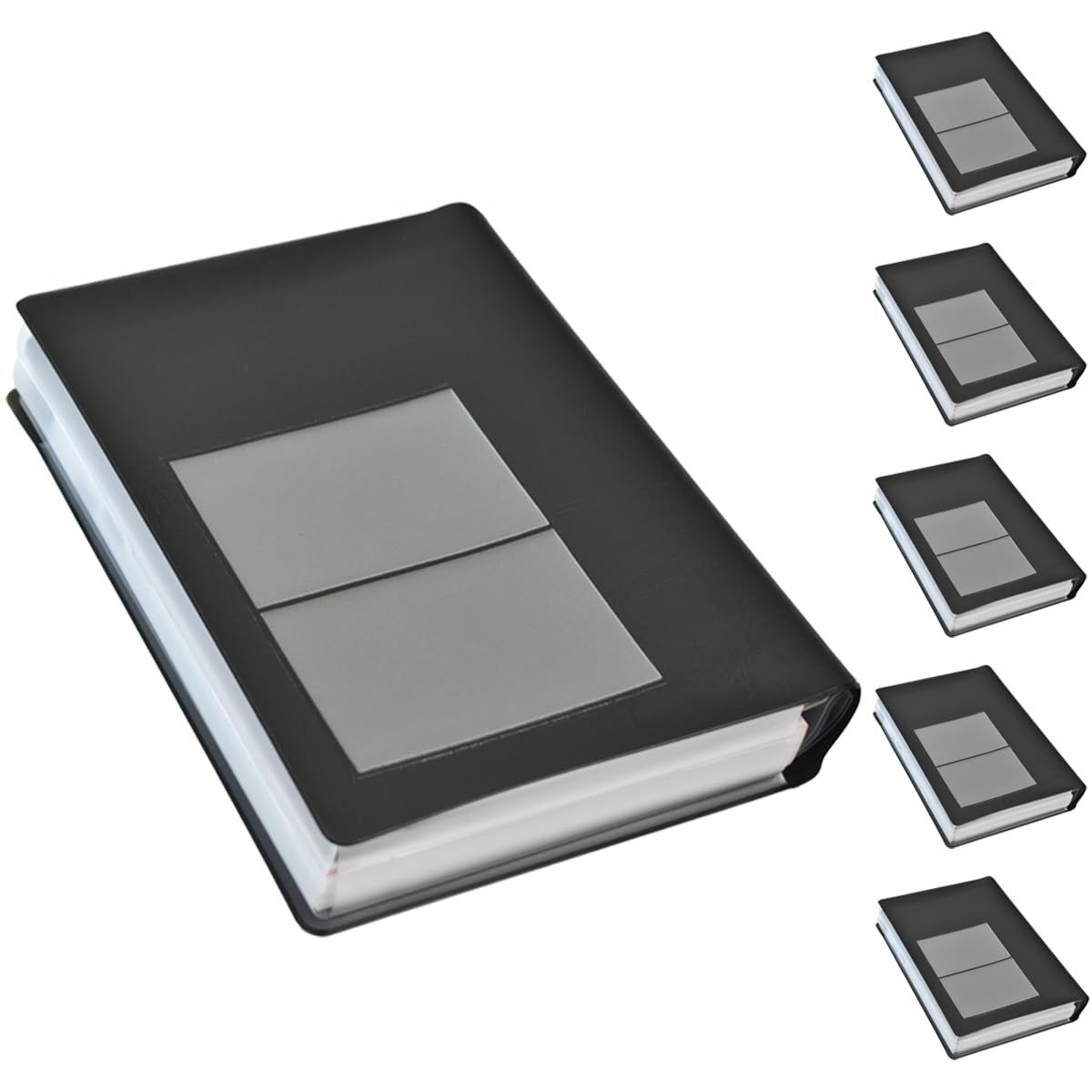 REX-OWL 車検証ケース 車検証入れ 電子車検証対応 車検証書ケース 日本製 VITｰ05T ブラック ６枚セット