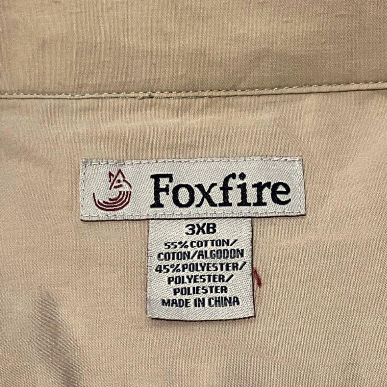 【Foxfire】刺繍入りキューバシャツA-895