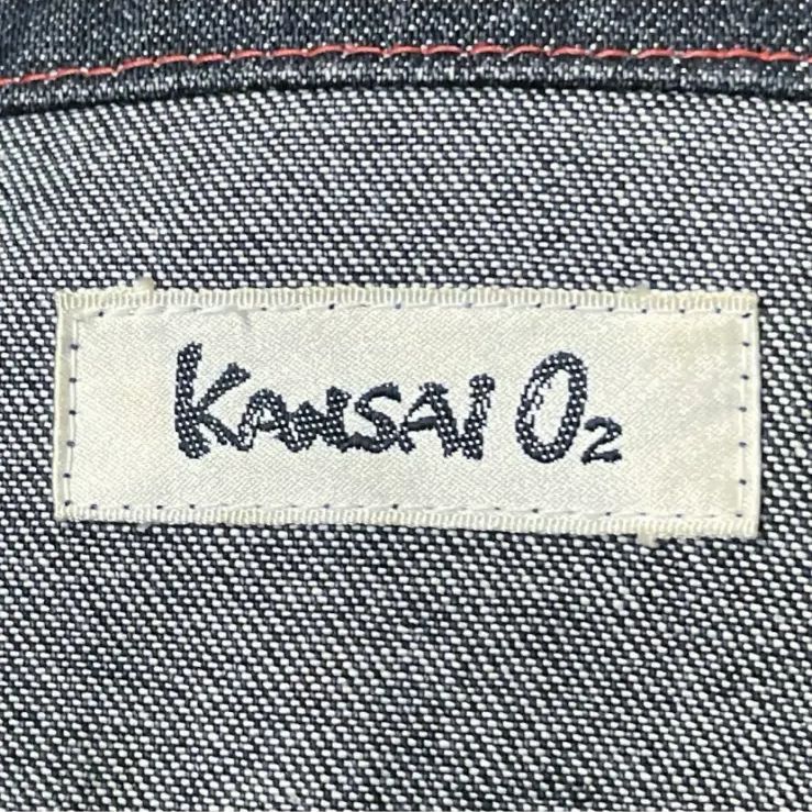 ヴィンテージ KANSAI 02 山本寛斎 刺繍 デニムジャケット M3 - メルカリ
