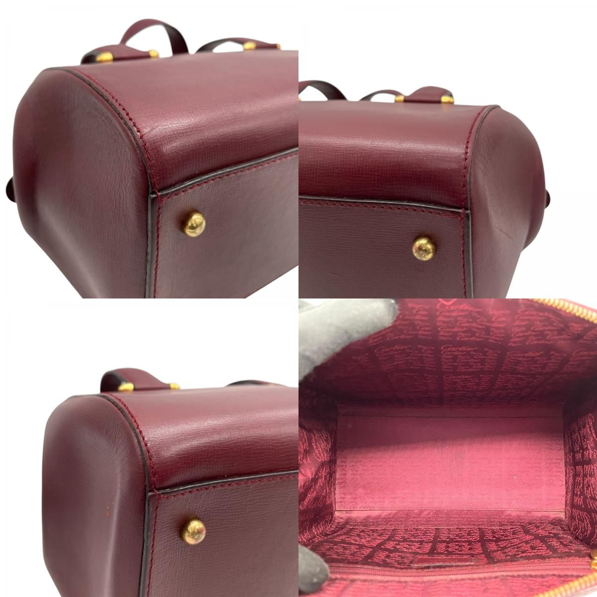 美品】Cartier カルティエ マストライン ハンドバッグ ミニボストン