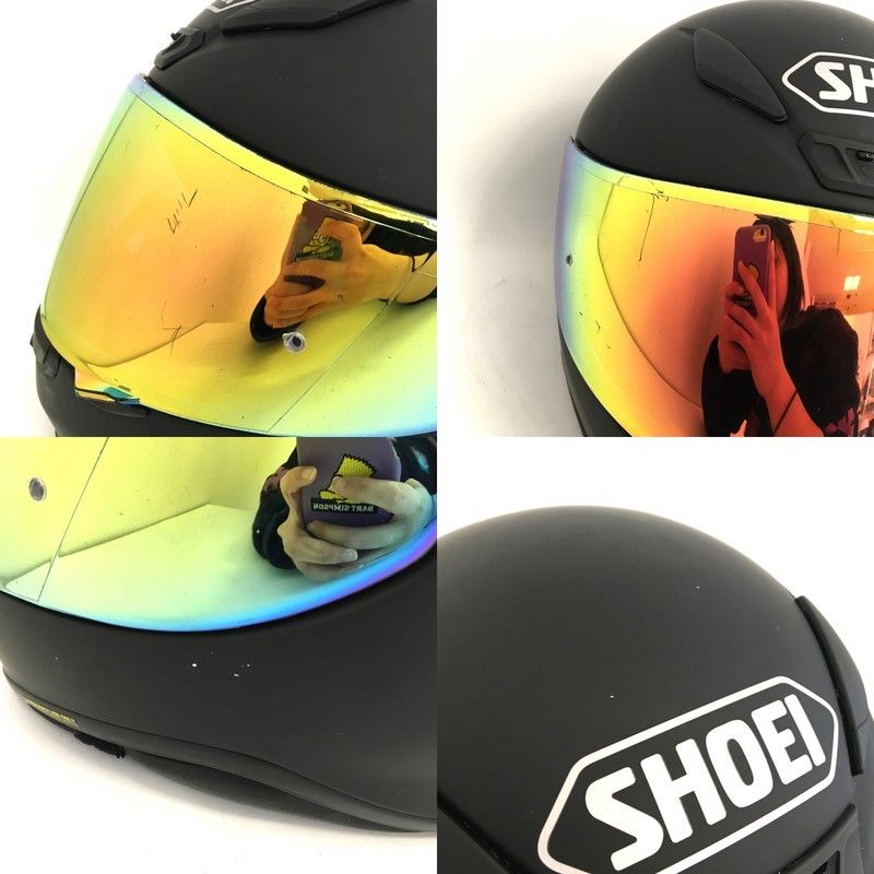 SHOEI フルフェイスヘルメット Z-7 Sサイズ マットブラック＋シールド