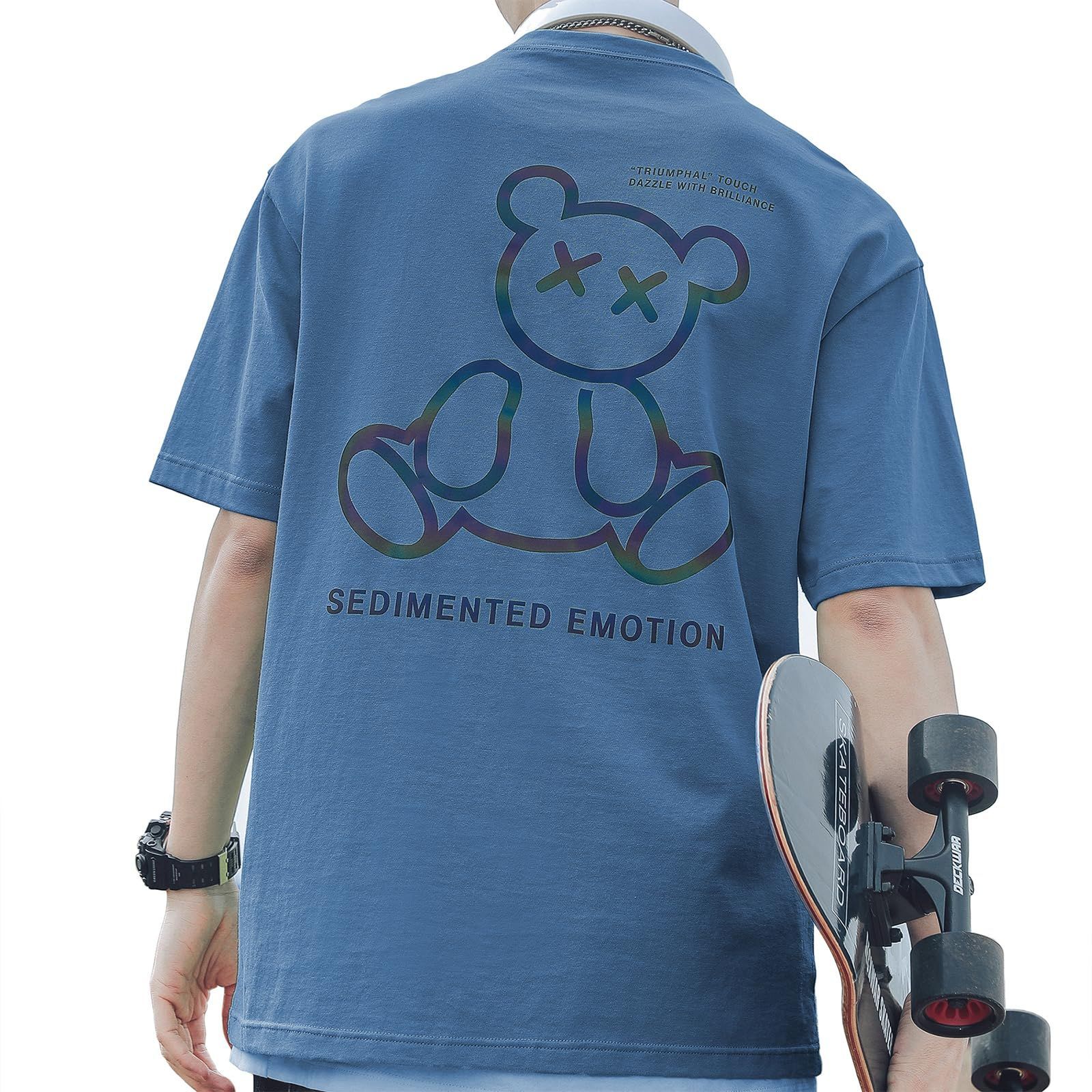 Easykode] Tシャツ メンズ 半袖 夏服 かわいい ティーシャツ