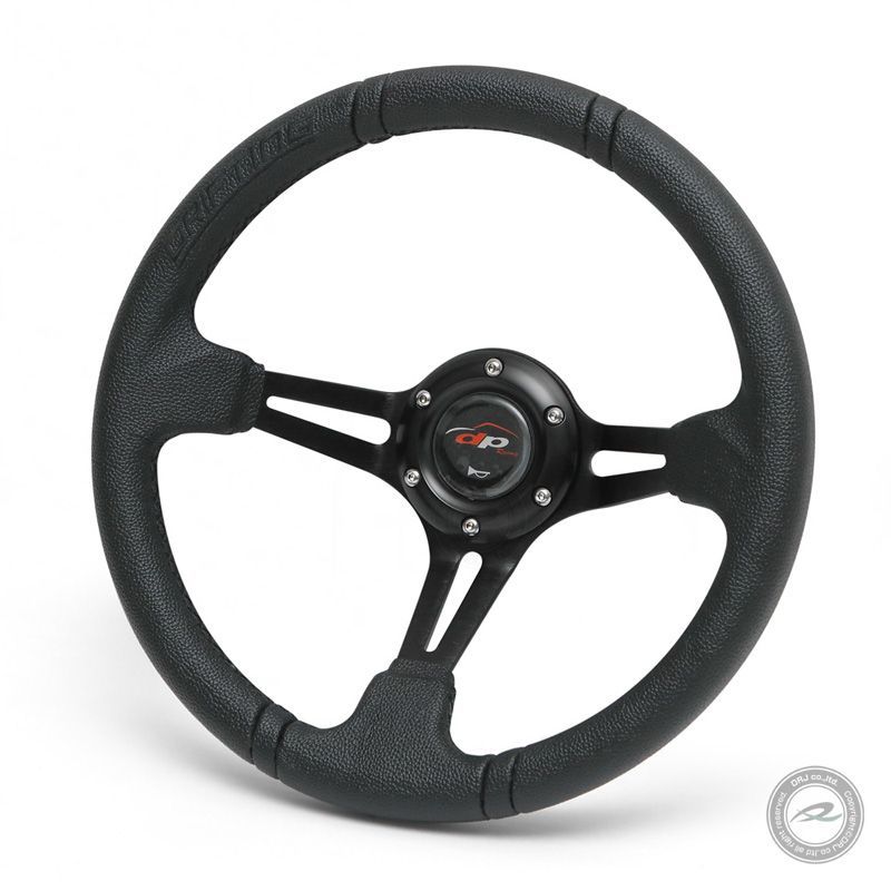 ★ディープコーンステアリング　12.6インチ　320mm 桜花ブラックスポーク ☆ディープコーンステアリング 12.6インチ 320mm 桜花ブラック