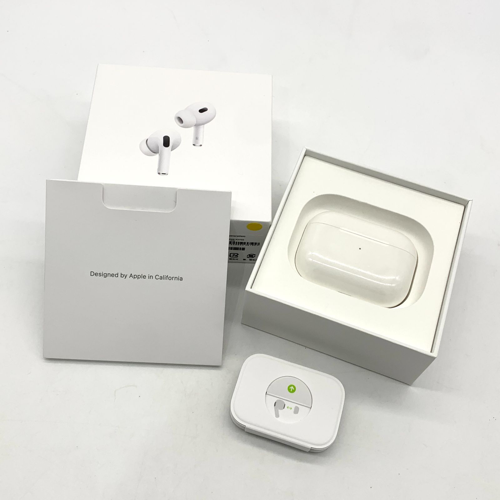 ▽【動作確認済み】Apple AirPods Pro ワイヤレスイヤホン 箱あり 