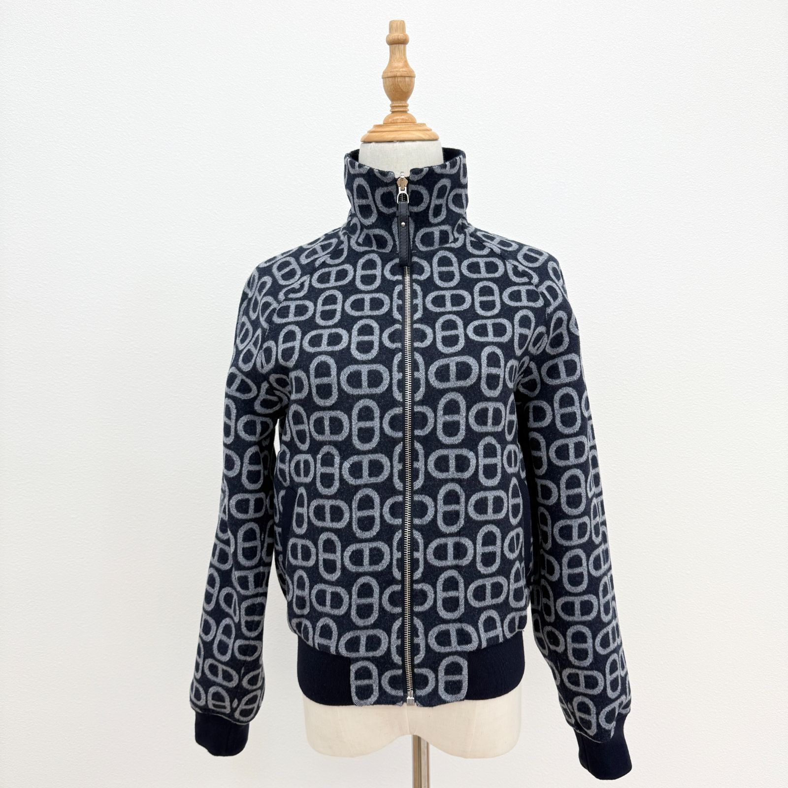 鑑定済み【 美品 】エルメス 《 シェーヌ ダンクル 》 リバーシブル 