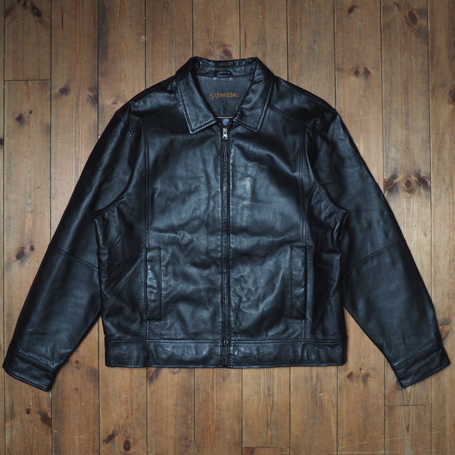 90s ST JOHN'S BAY レザージャケット セントジョンズベイ 90s st.jones bay セントジョンズベイ レザージャケット ST