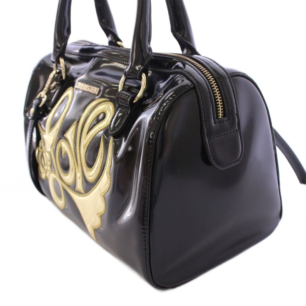 モスキーノ　2way ボストンバッグ　鍵付き　ショルダー 黒　ゴールド　ロゴ MOSCHINO（ボストンバッグ）のフリマアイテム一覧