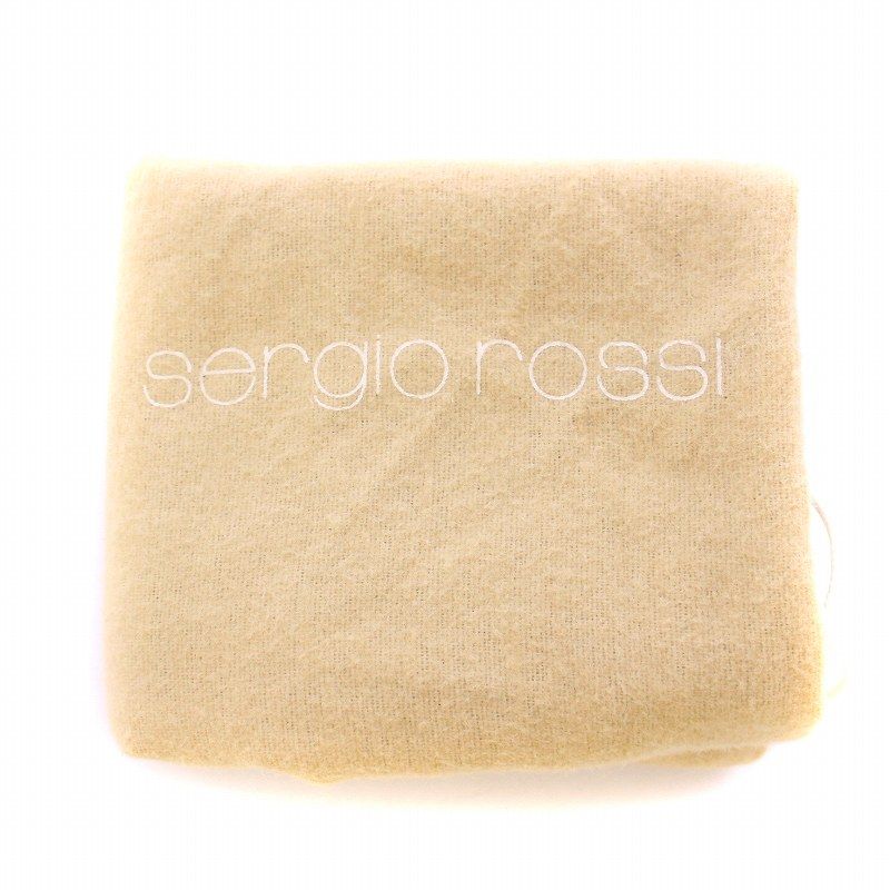 セルジオロッシ☆2色 マキシステッチレザーサンダル/sr Tiedup Sergio rossi sergio セルジオロッシ PELLE ROYAL