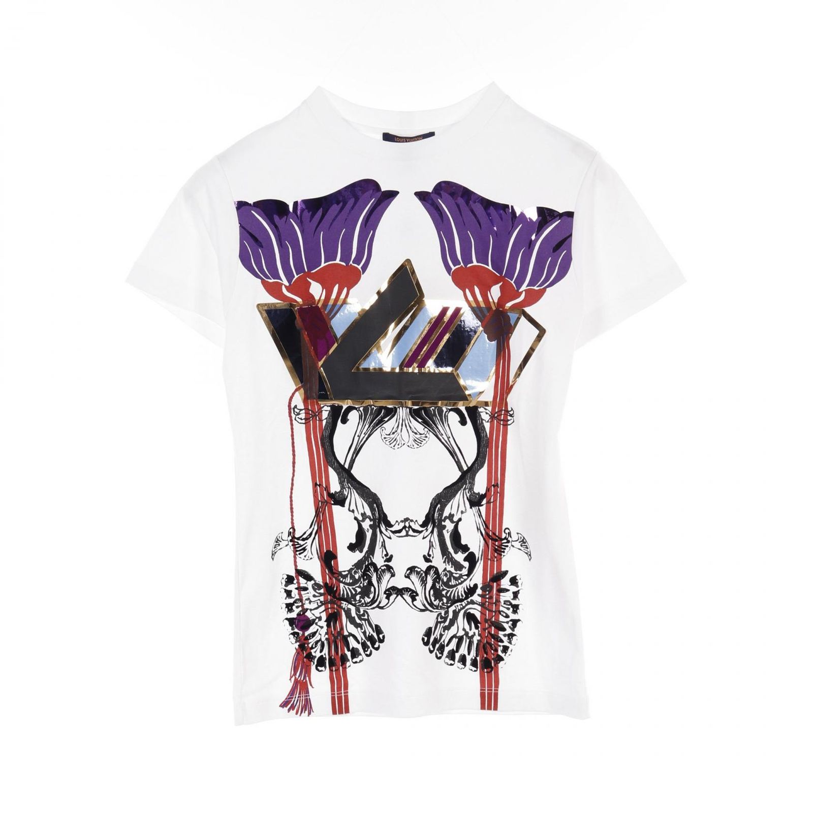 ルイ ヴィトン LOUIS VUITTON カットソー LVフラワー RW191A LSV FGTS94 コットン Tシャツ ユニセックス