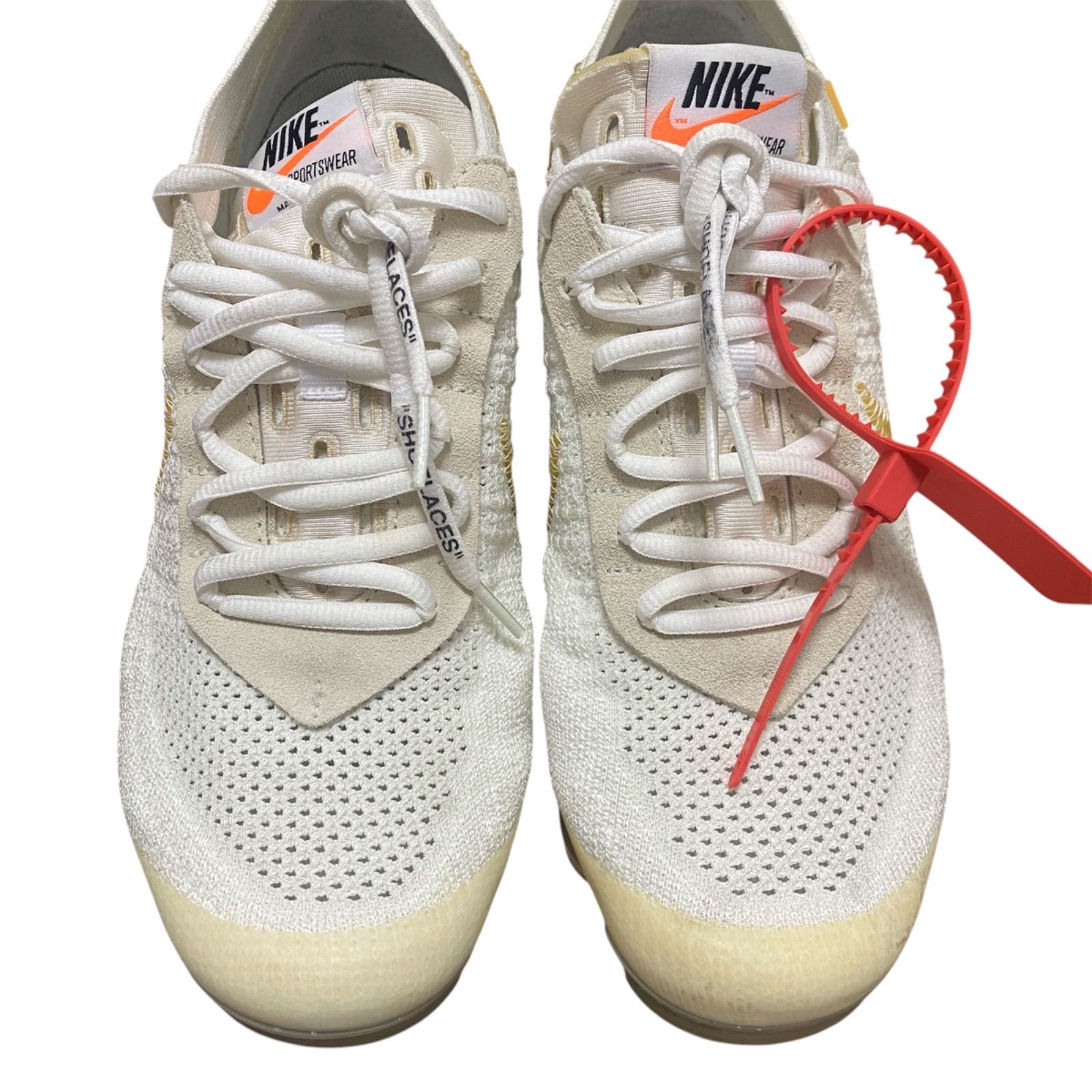 美品】OFF-WHITE オフホワイト NIKE ナイキ VAPORMAX ヴェイパーマックス THE TEN 28cm ホワイト - メルカリ