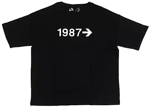 中古】衣類 スピッツ 『1987→』ビッグTシャツ ブラック SPITZ