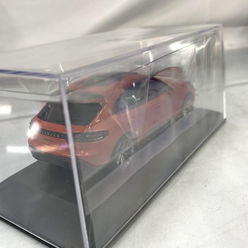 中古】ミニチャンプス 1/43 ポルシェ マカン S ツーリスモ3 パパイヤ
