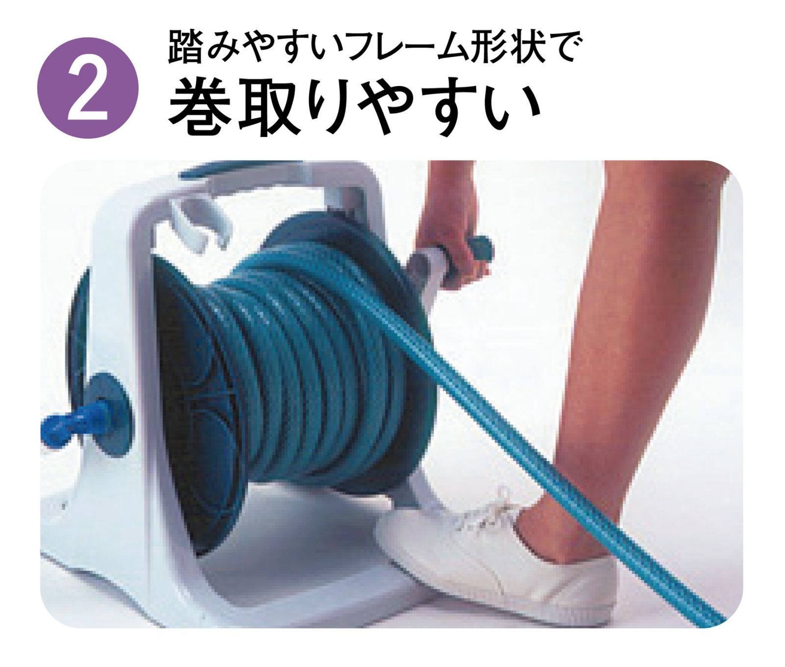 トヨフィットSリール ねじれに強いホース付き