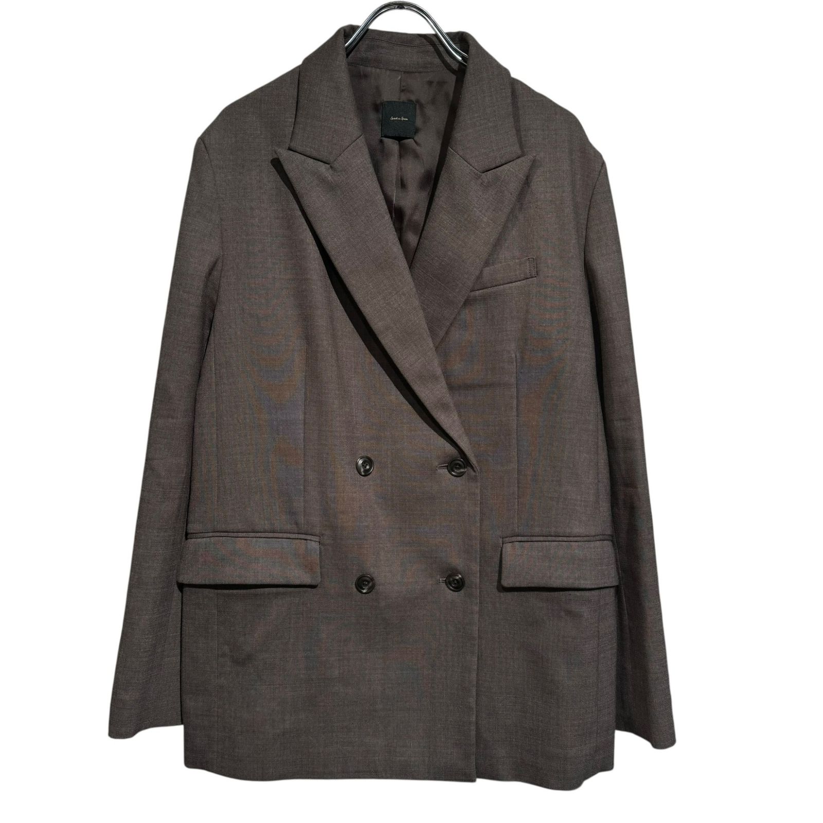 Spick&span ダブルクロスピークドラペルジャケット Spick & Span（スピックアンドスパン）の「ダブルクロスピークド