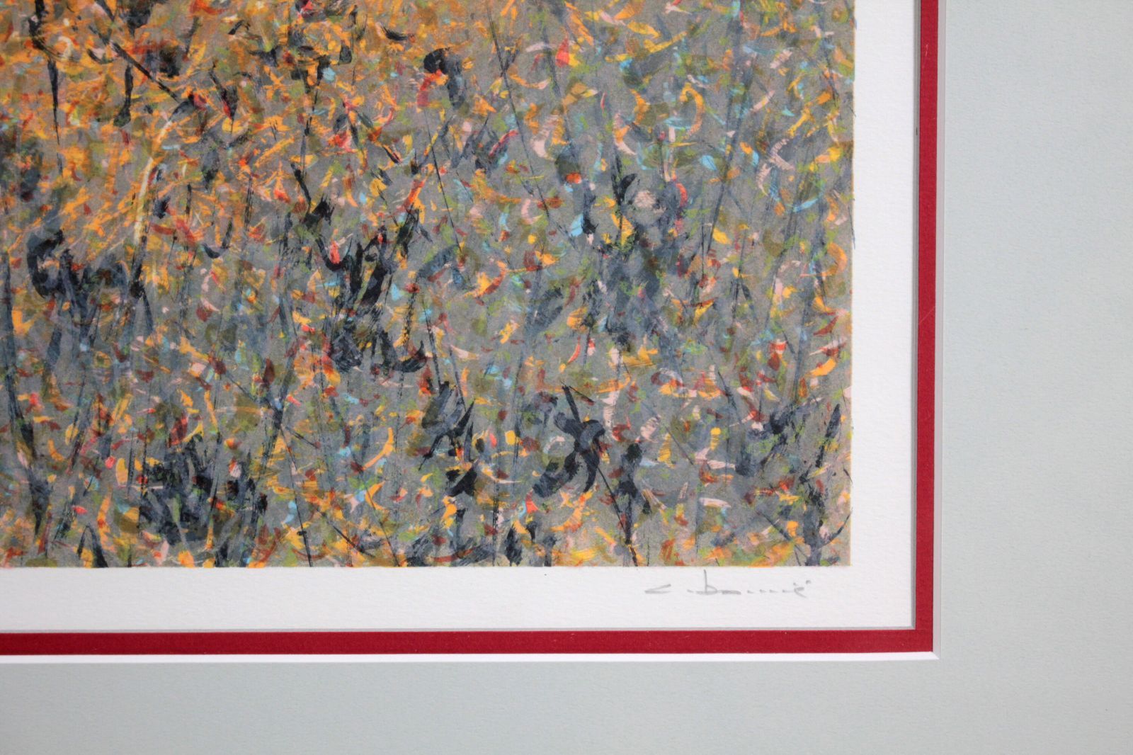 アンドレ・ブーリエ 「ブルターニュの秋」 リトグラフ 版画 絵画 アンドレ・ブーリエ 『ブルターニュの秋』 リトグラフ - 北海道画廊