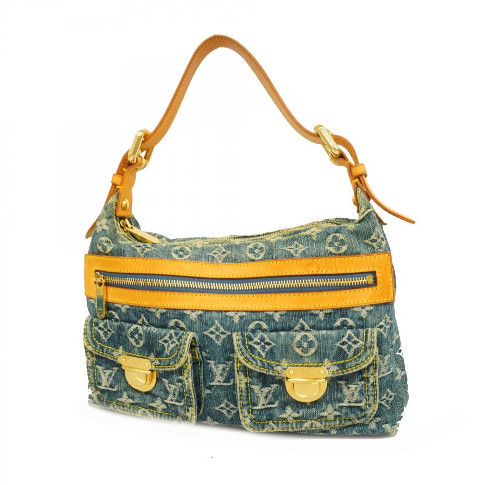 【希少】LOUIS VUITTON ルイヴィトン バッグ バギーPM M950 LOUIS VUITTON】ルイヴィトン『モノグラム デニム バギーPM