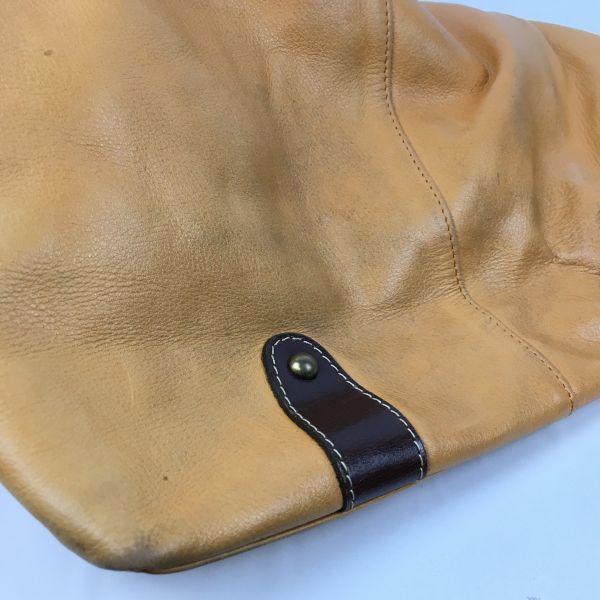 Made in Japan　TAKANO/タカノ　レザーショルダーバッグ　キャメル/茶/ブラウン　柔らか本革　管NO.WB1-62 Made in Japan TAKANO/タカノ レザーショルダーバッグ キャメル/茶