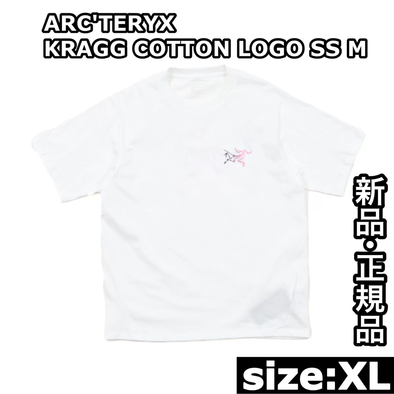 新品 正規品 ARC'TERYX クラッグ コットン ロゴ ショート