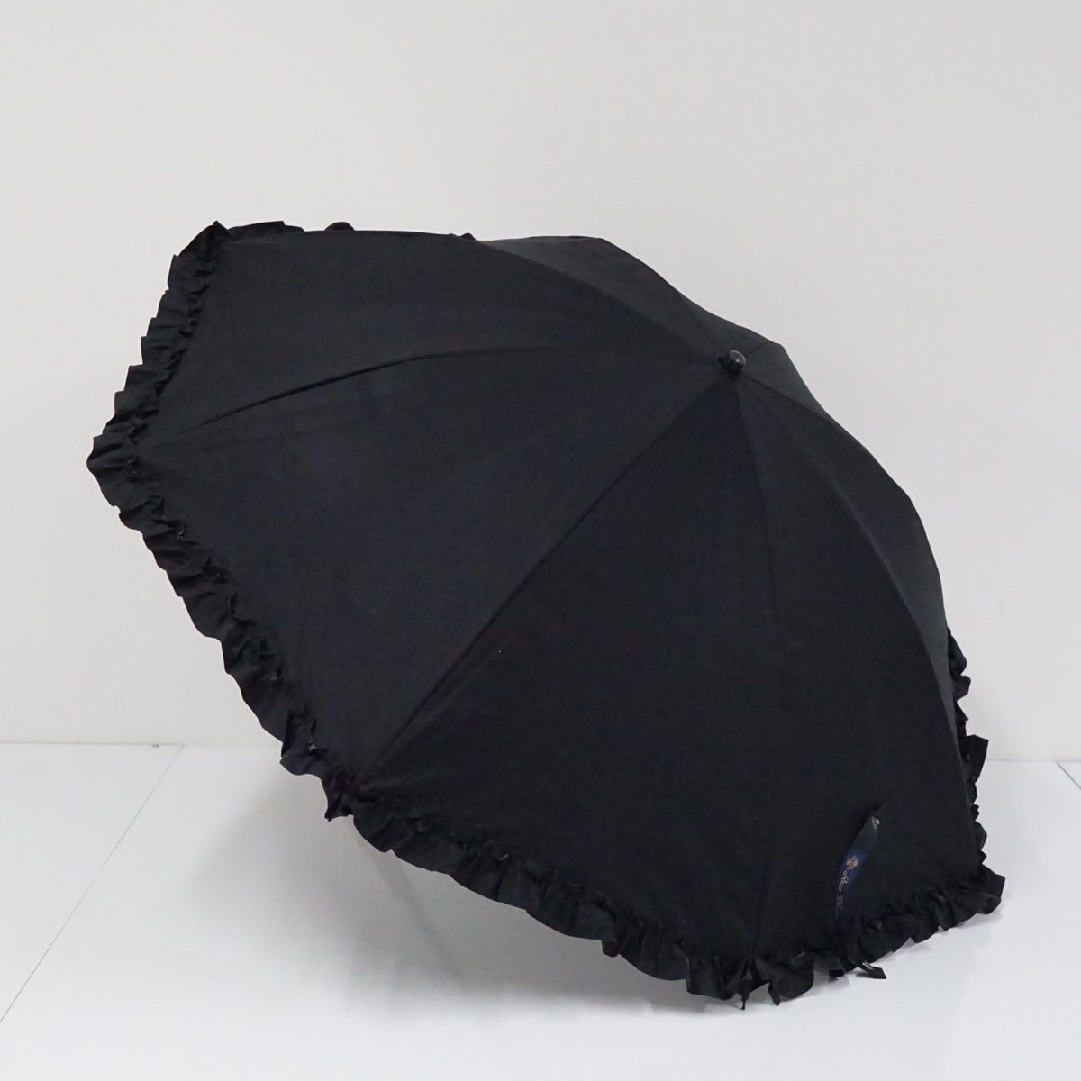 芦屋ロサブラン 完全遮光 折りたたみ日傘 USED美品 2段折 フリル
