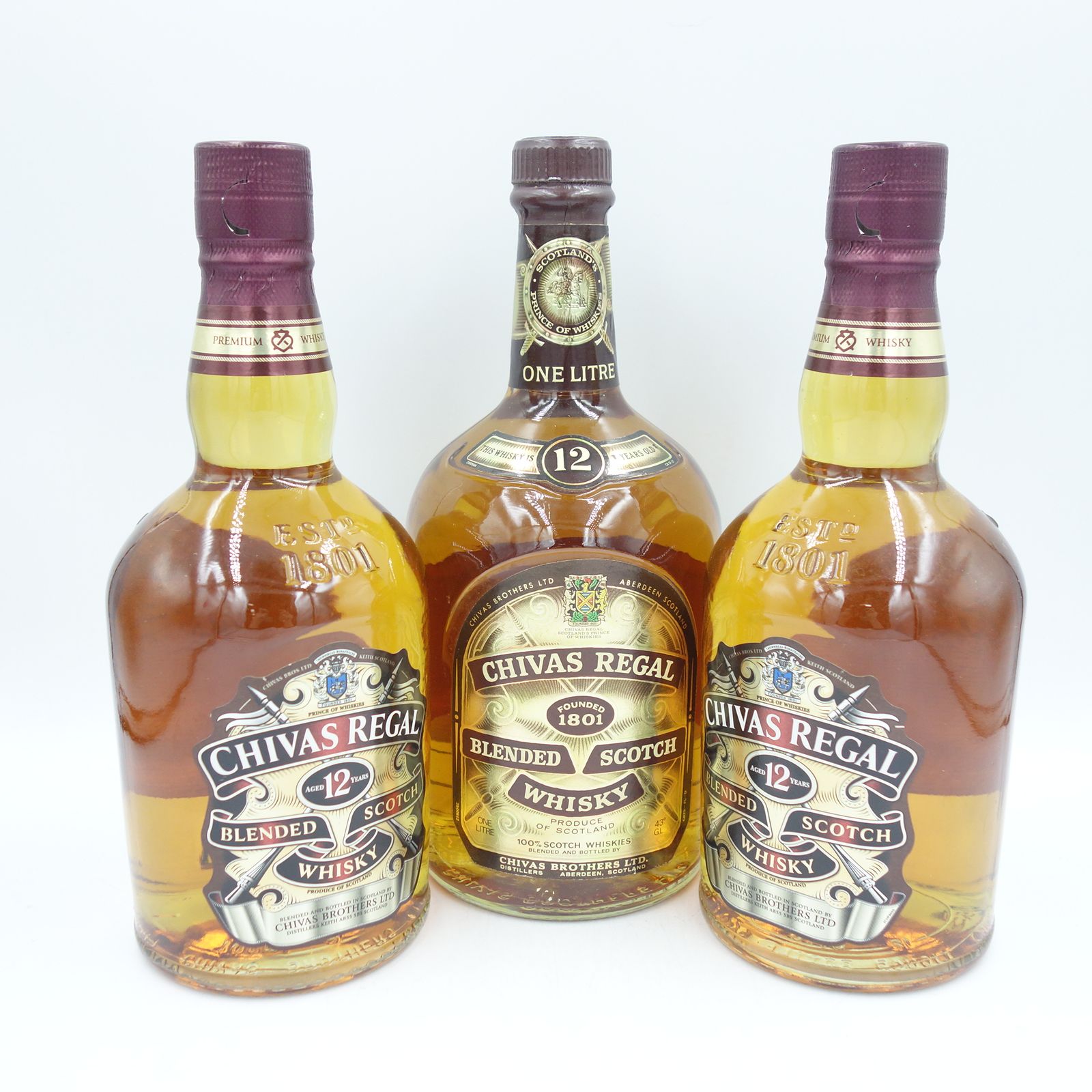 シーバスリーガル 12年 700ml 2本1000ml 1本 3本セット【7F