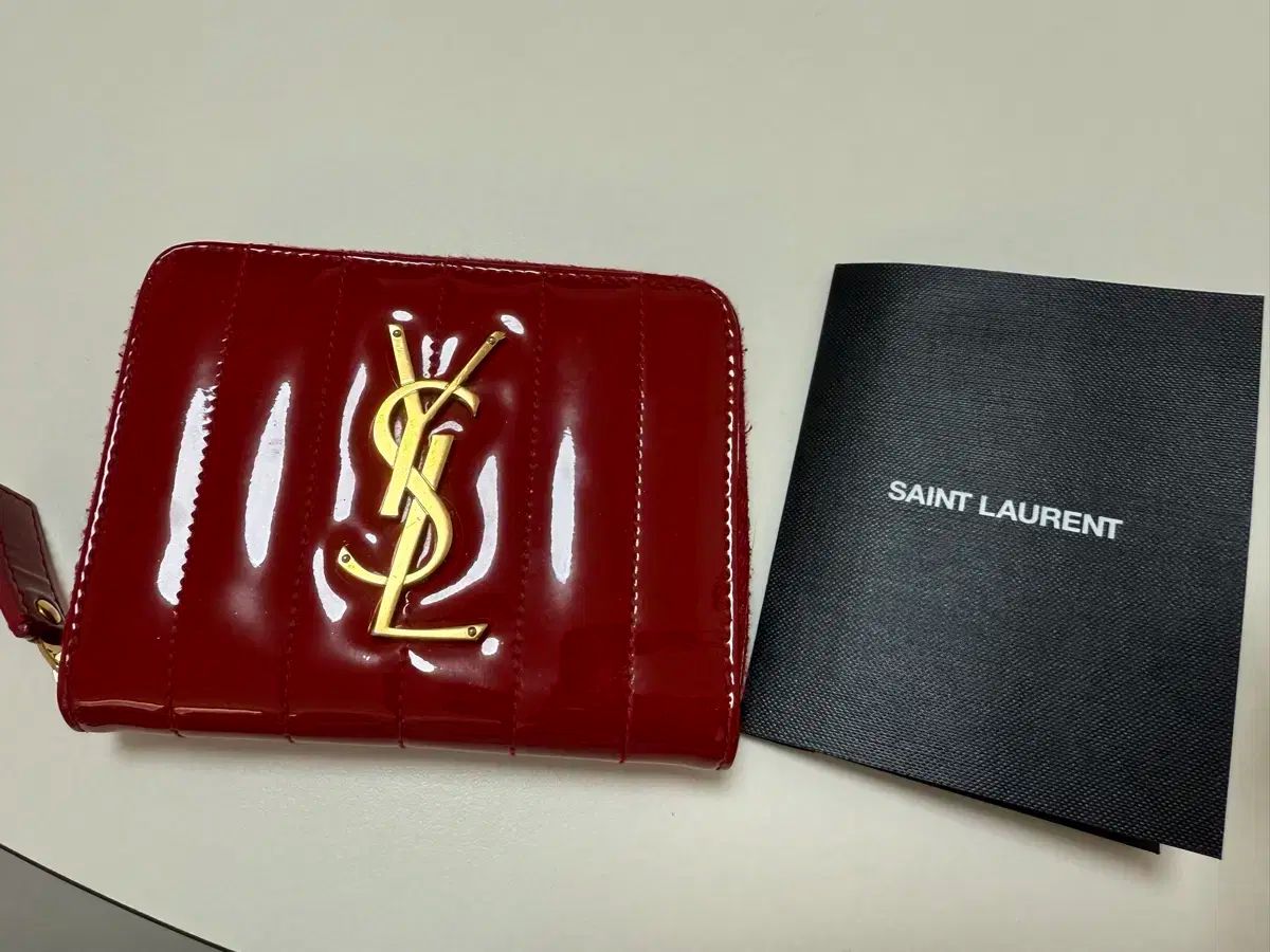 YSL エナメル 長財布 赤 楽天市場】イヴ・サンローラン YVES SAINT LAURENT 三つ折長財布