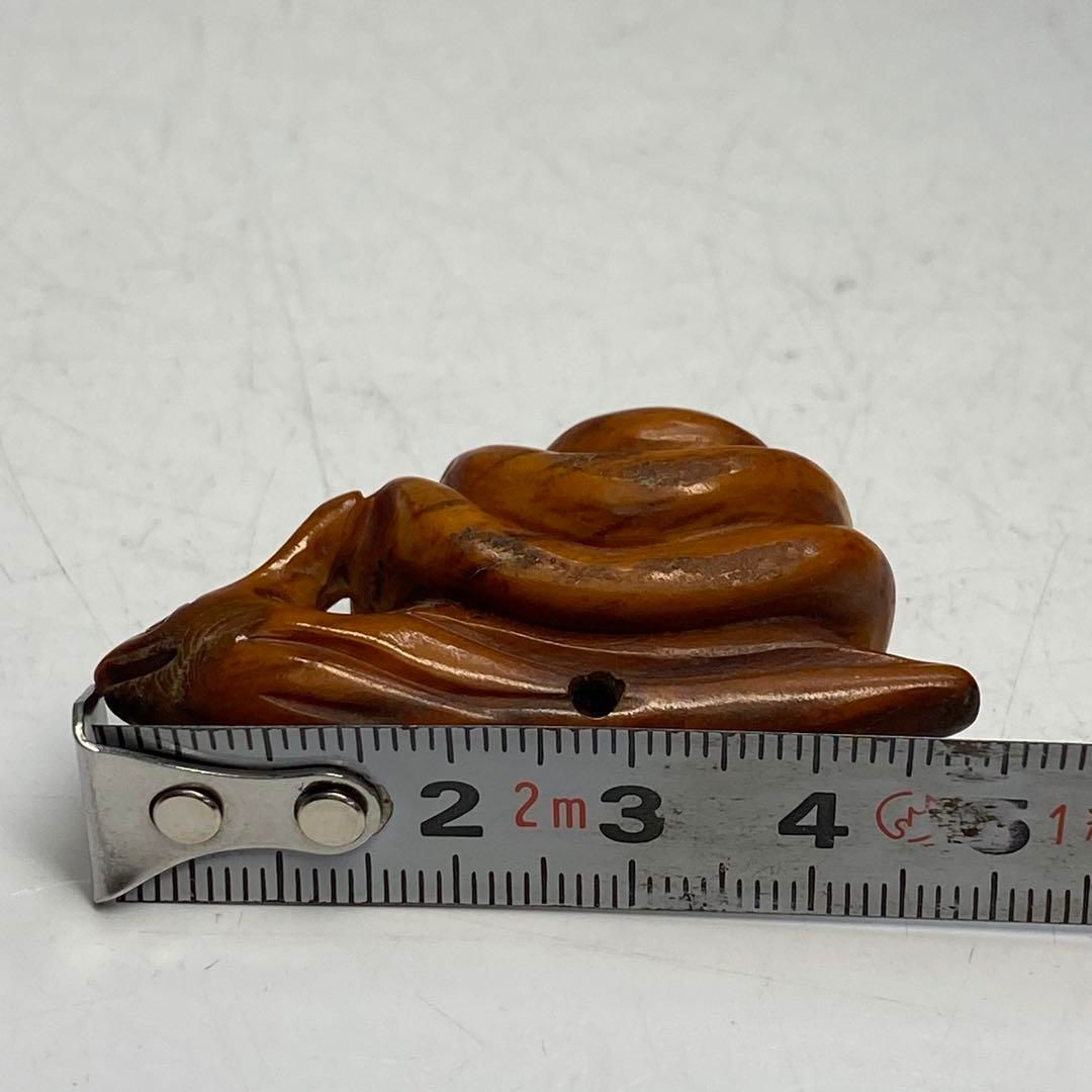 時代 極上 カタツムリ 根付 タトチ 16g 東な6-0514① - メルカリ