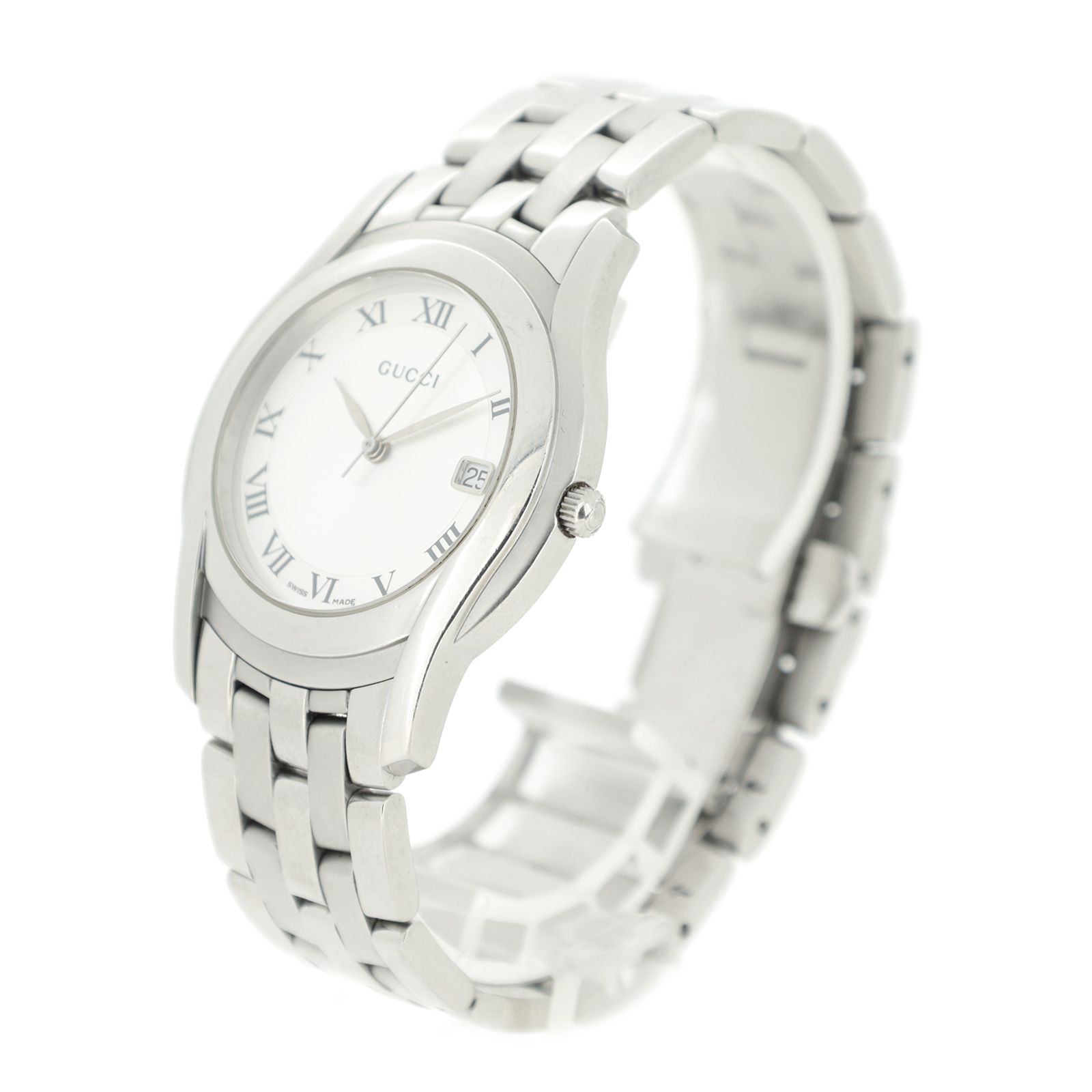 GUCCI 5500M クォーツ 腕時計 本体 AO-8】GUCCI 腕時計 2品おまとめ グッチ 5500M 5500L ペアウォッチ