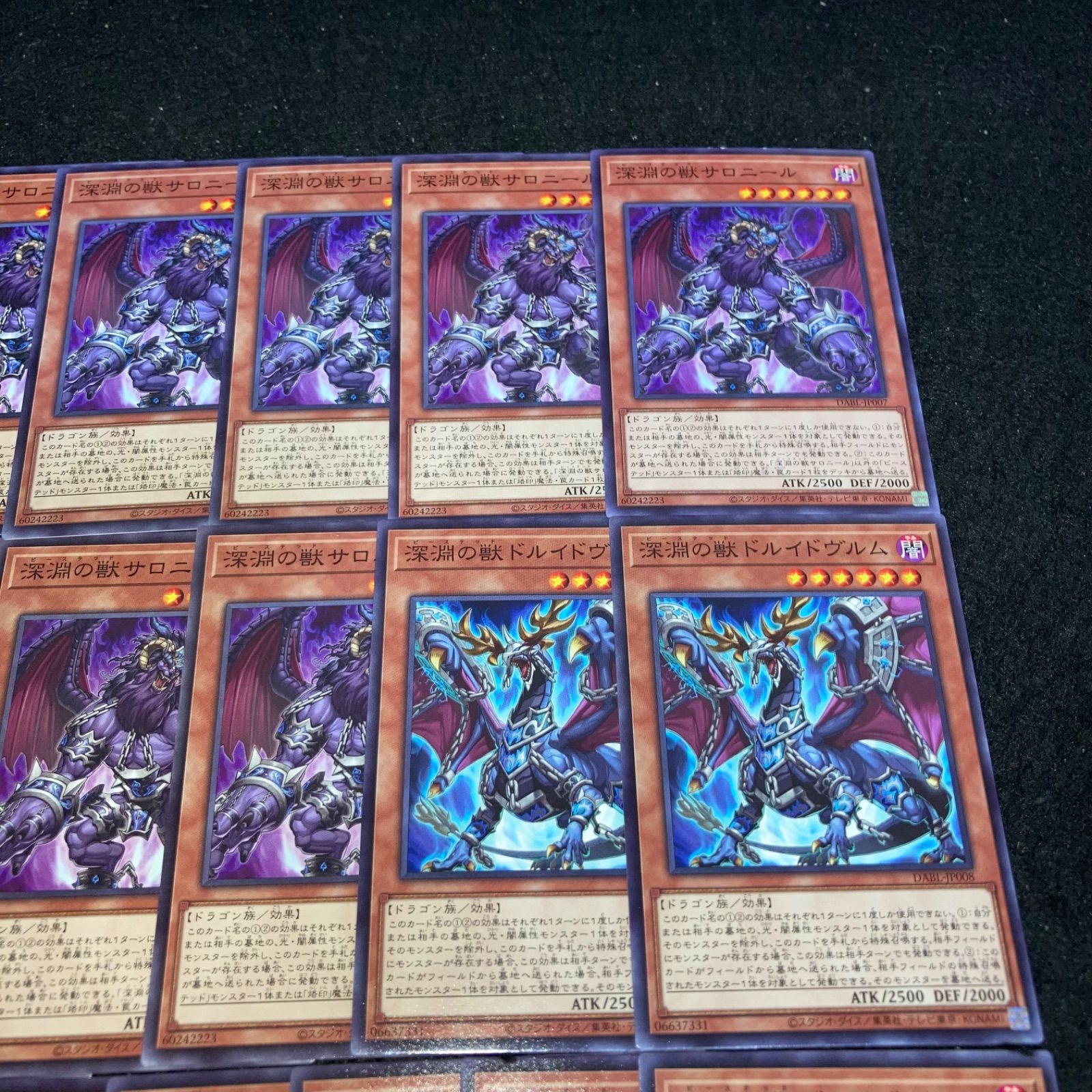遊戯王 NO.102 深淵の獣ドルイドヴルム 深淵の獣サロニール 各10