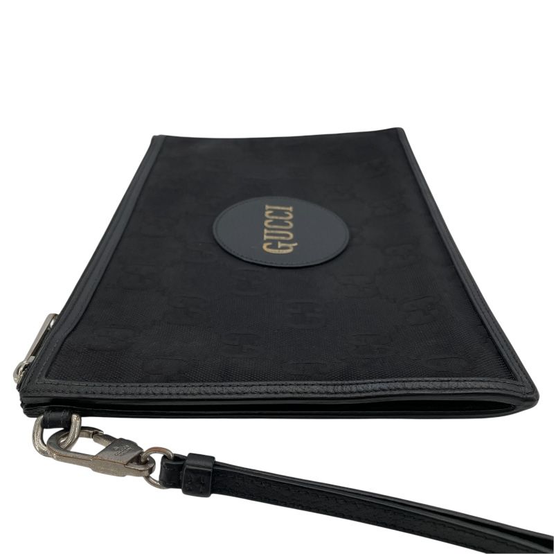 グッチ GUCCI オフザグリッドフラットポーチ 625598 ブラック GG