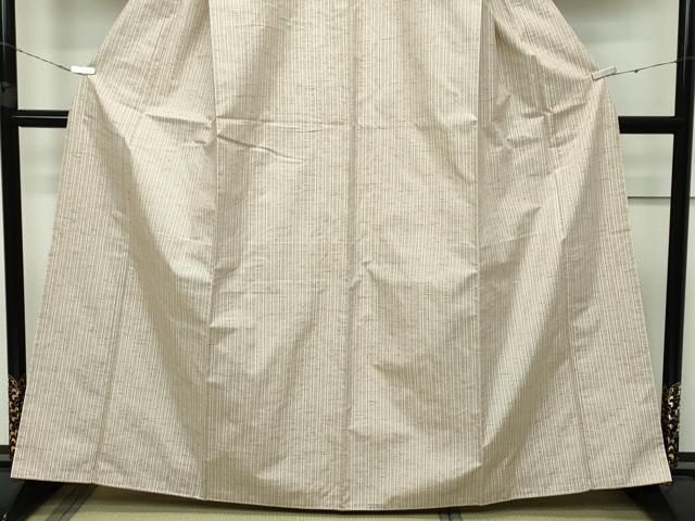 平和屋本店□極上 伝統工芸士 斎藤俊弘 ぜんまい紬 胴抜き仕立て