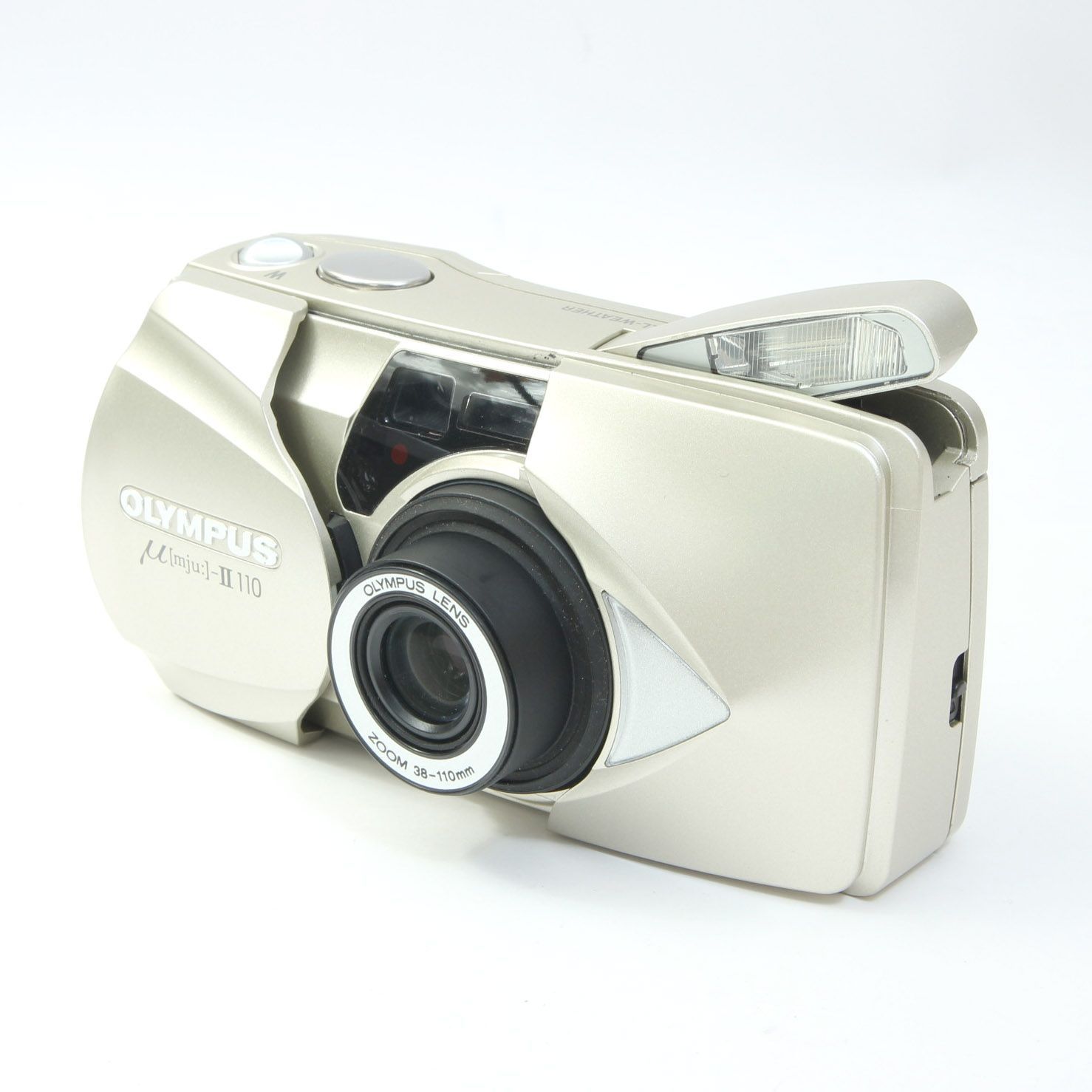 オリンパス ミュー OLYMPUS μ Ⅱ 110 フィルムカメラ カバー付き