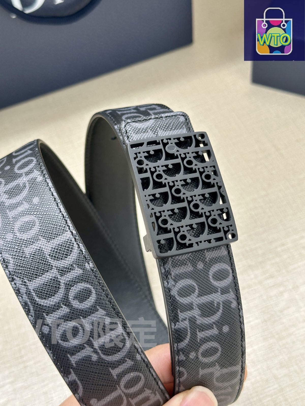 今日特価】Dior ディオール 35mm 両面ベルト-1 - メルカリ